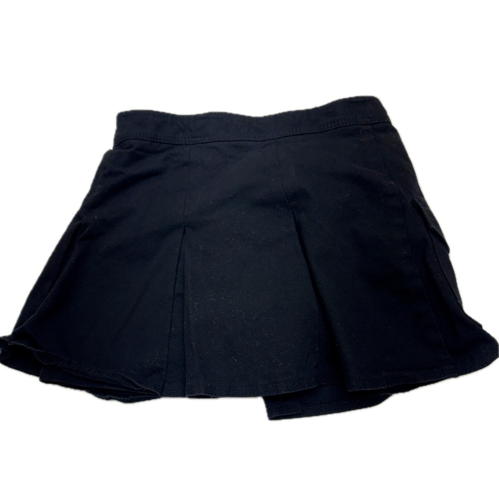 Zara Skort Girls 12-13 Black Goth Grunge Streetwear Cargo - Picture 2 of 7